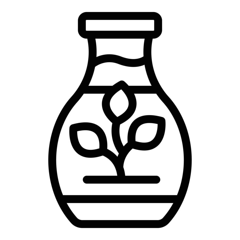 Croatia vase icon outline vector. City skyline vector