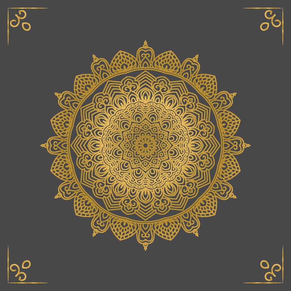 luxury ornamental mandala design background vector