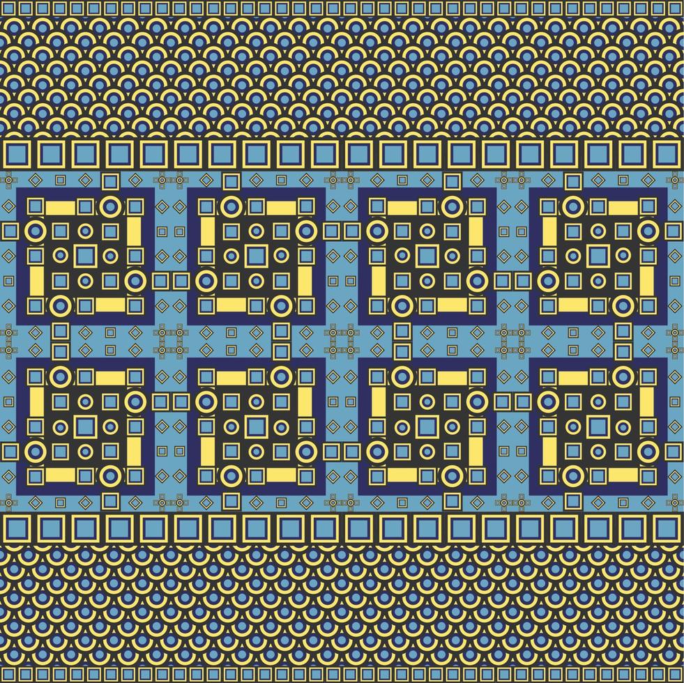 patrón nativo étnico geométrico estilo japonés diseño tradicional oriental sin fisuras para tela, cortina, fondo, alfombra, papel pintado, ropa, envoltura, batik, textil vector