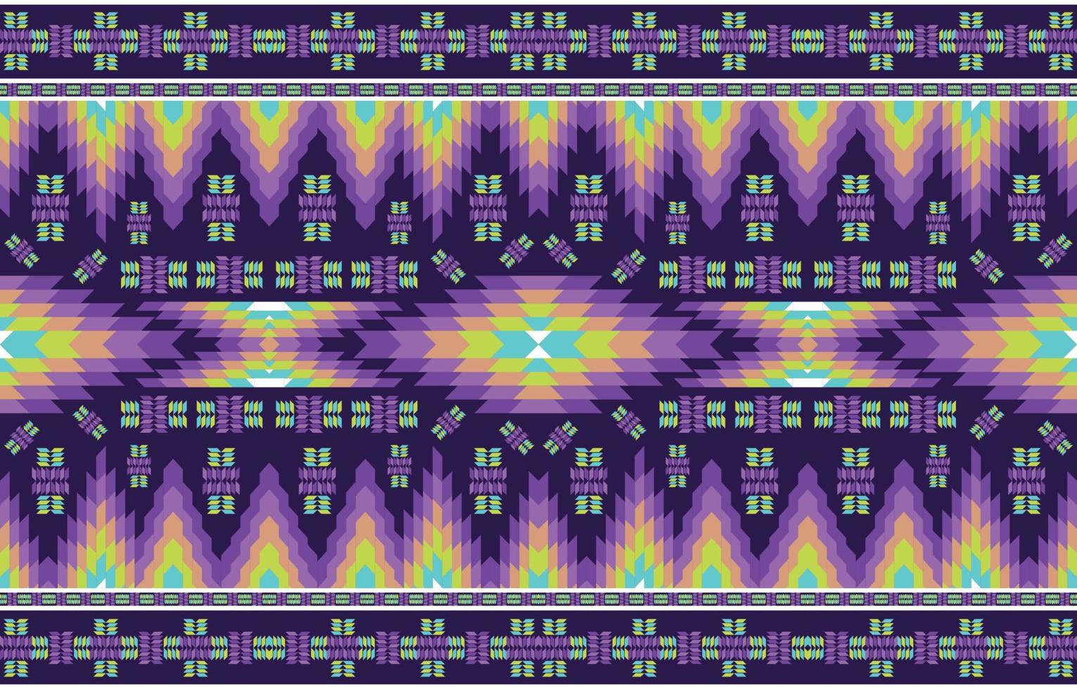 fondo vectorial tribal étnico con elementos folclóricos decorativos. impresión de arte de patrón geométrico abstracto azteca. diseño para alfombra, tapis, manta, papel tapiz, diseño de tela, tejido, textil, moqueta, bordado. vector