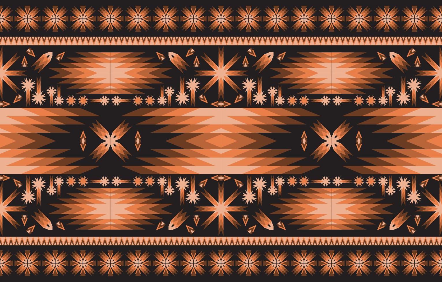 fondo vectorial tribal étnico con elementos folclóricos decorativos. impresión de arte de patrón geométrico abstracto azteca. diseño para alfombra, tapis, manta, papel tapiz, diseño de tela, tejido, textil, moqueta, bordado. vector