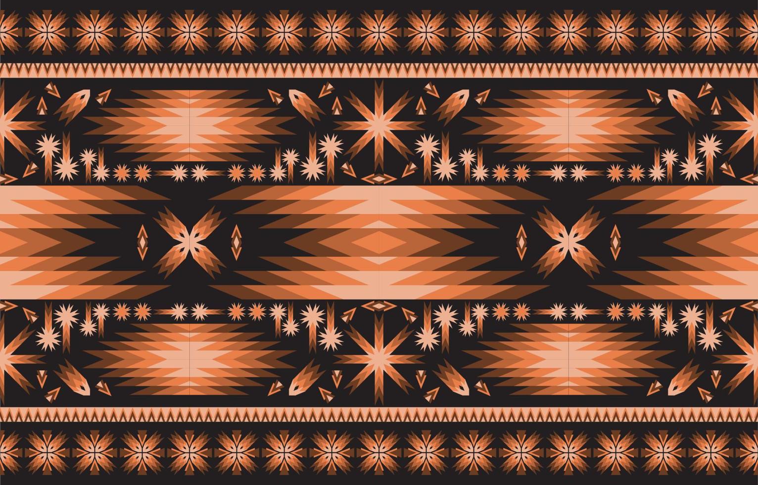 Ethnic tribal vector background with decorative folk elements. Aztec abstract geometric pattern art print. Design for rug, tapis, blanket, wallpaper, cloth design, fabric, textile, carpet, embroidery.