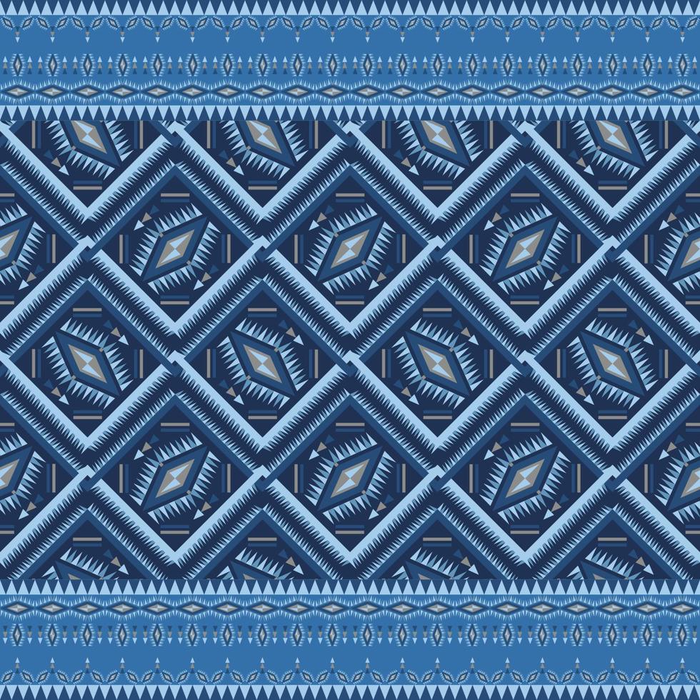 Geometric ethnic native aztec pattern seamless oriental traditional Design for fabric, curtain, background, carpet, wallpaper, clothing, wrapping, batik, textile vector