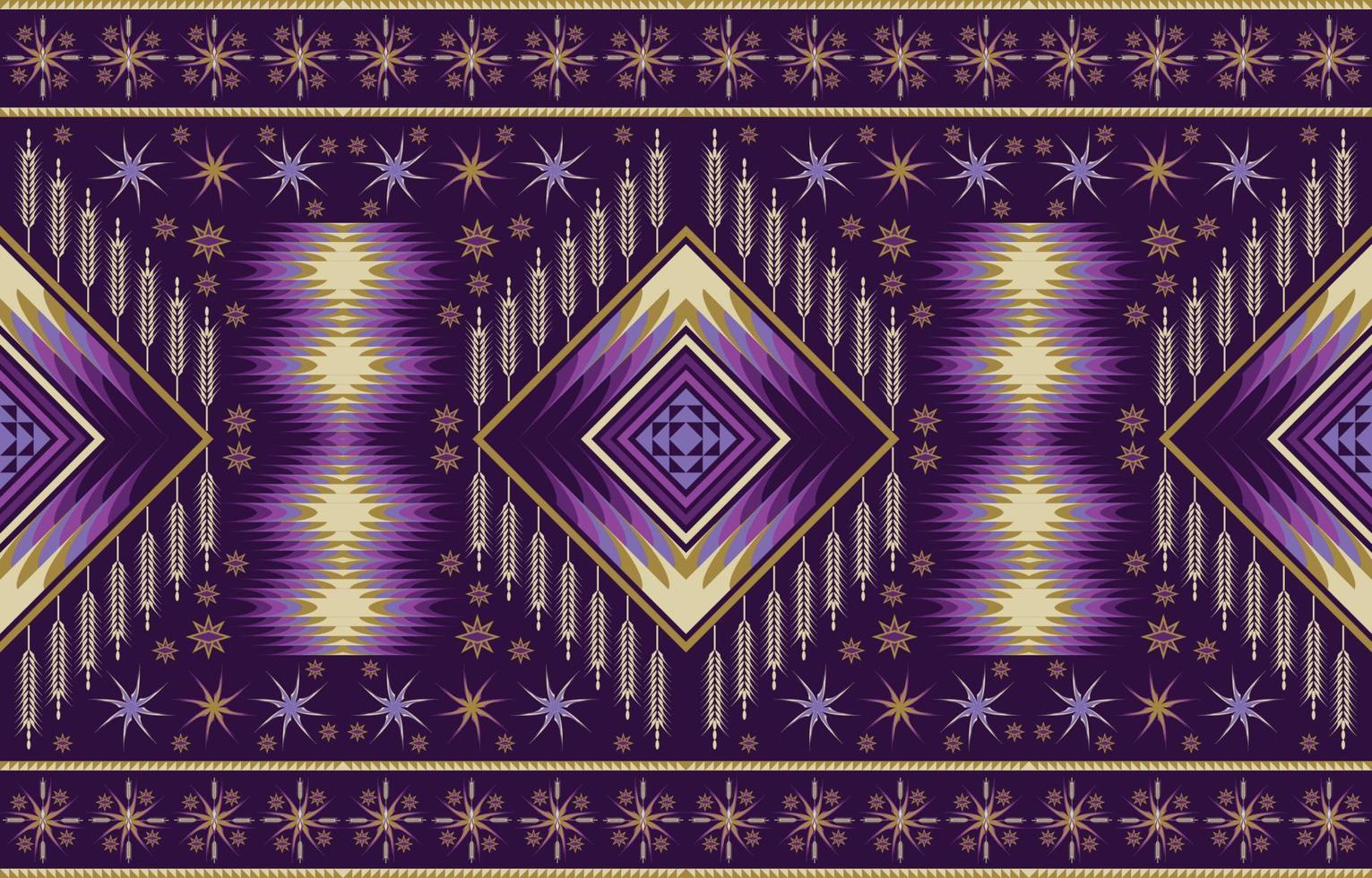Ethnic tribal vector background with decorative folk elements. Aztec abstract geometric pattern art print. Design for rug, tapis, blanket, wallpaper, cloth design, fabric, textile, carpet, embroidery.