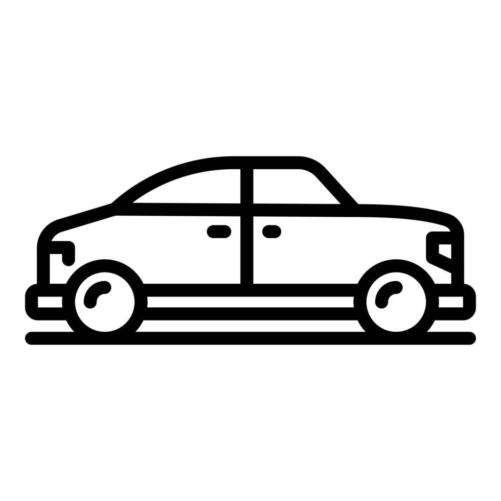 Kolkata taxi car icon outline vector. India city vector