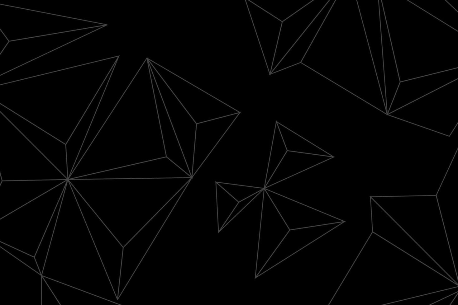 Modern vector polygon line abstract background. Dark polygonal geometric triangle background.
