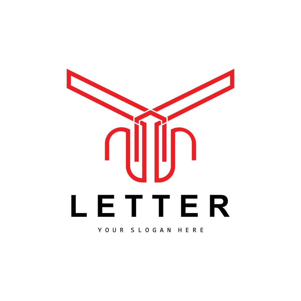T Letter Logo, Modern Letter Style Vector, Design Suitable For Product Brands With T Letter vector