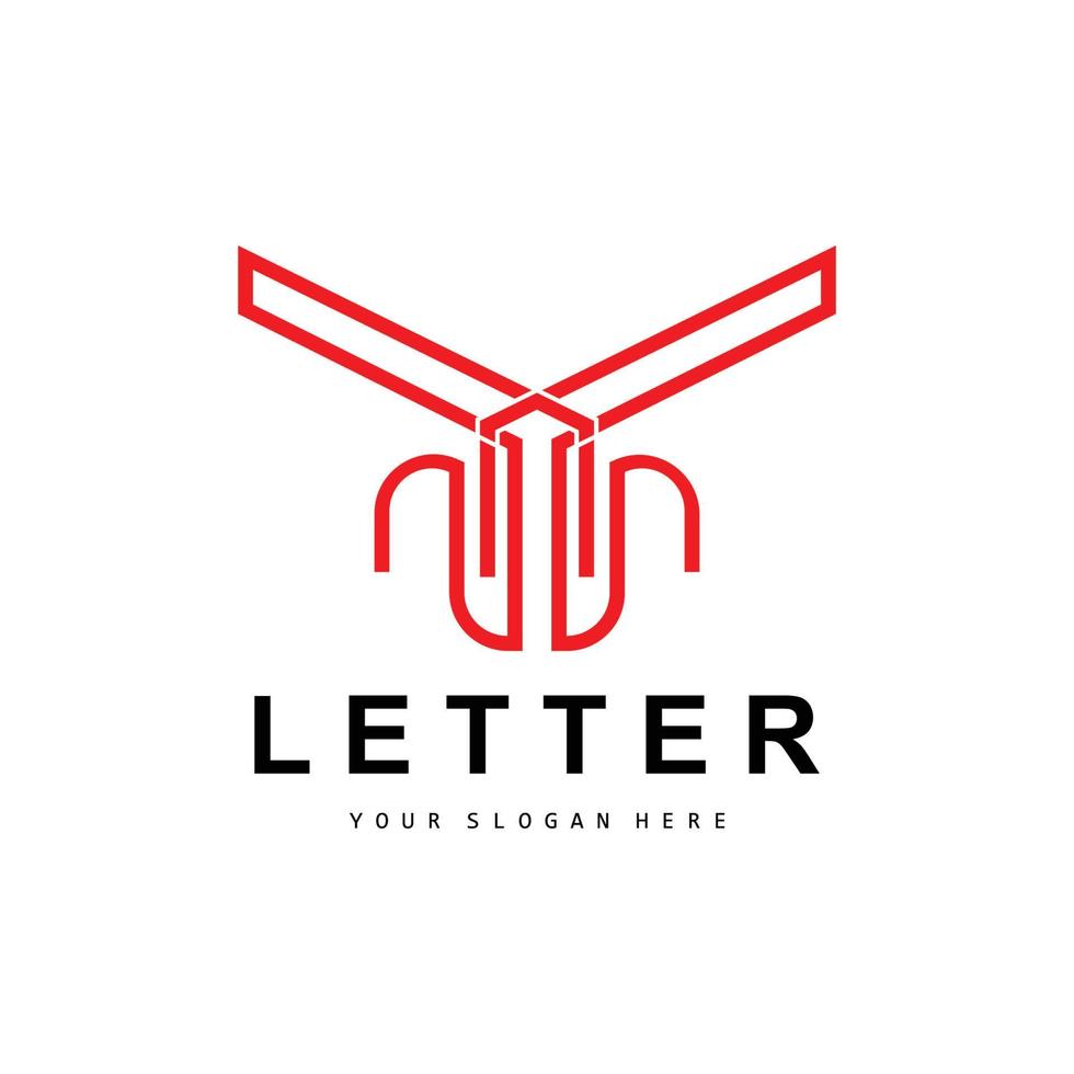 T Letter Logo, Modern Letter Style Vector, Design Suitable For Product Brands With T Letter vector