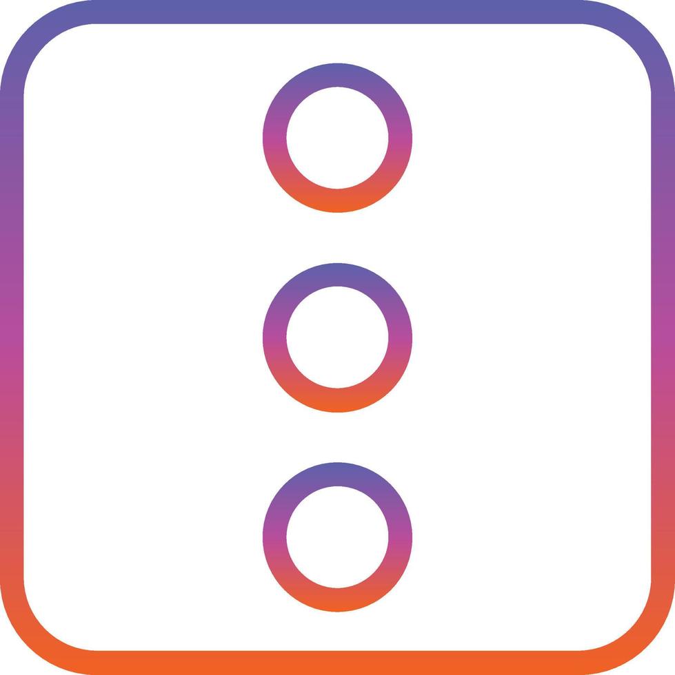 Ellipsis V Vector Icon Design