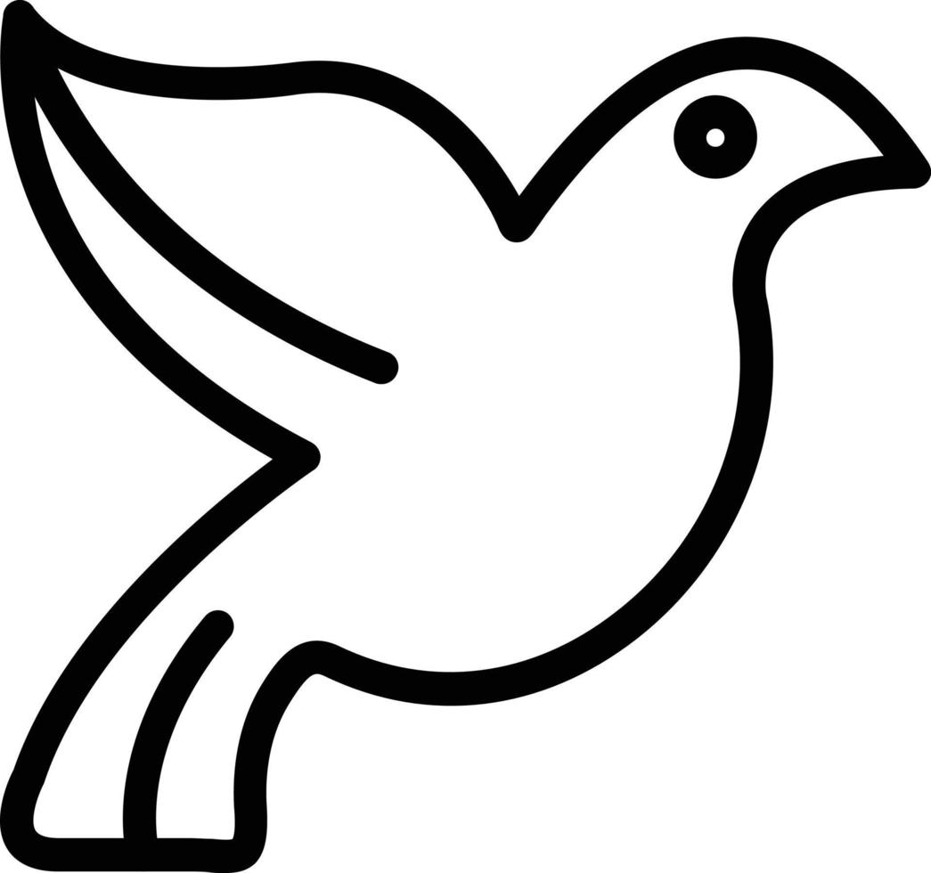 Dove Vector Icon Design