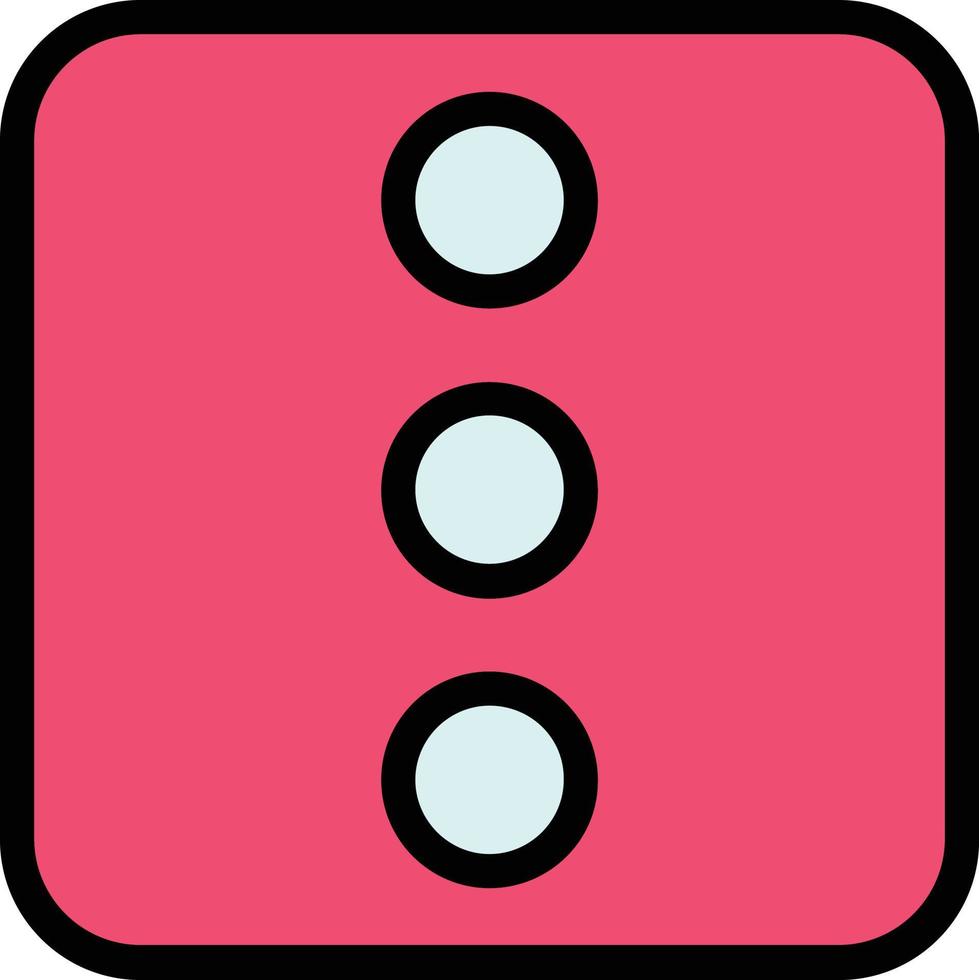 Ellipsis V Vector Icon Design