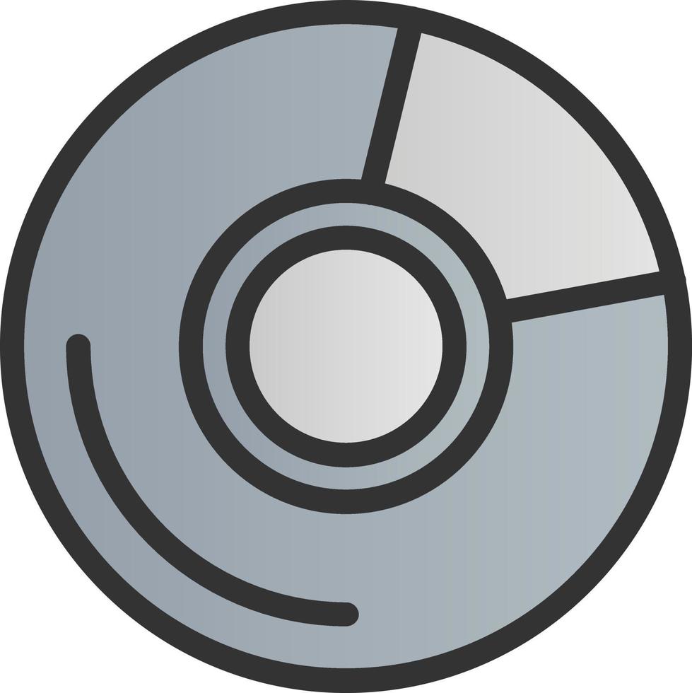 Compact Disc Vector Icon Design