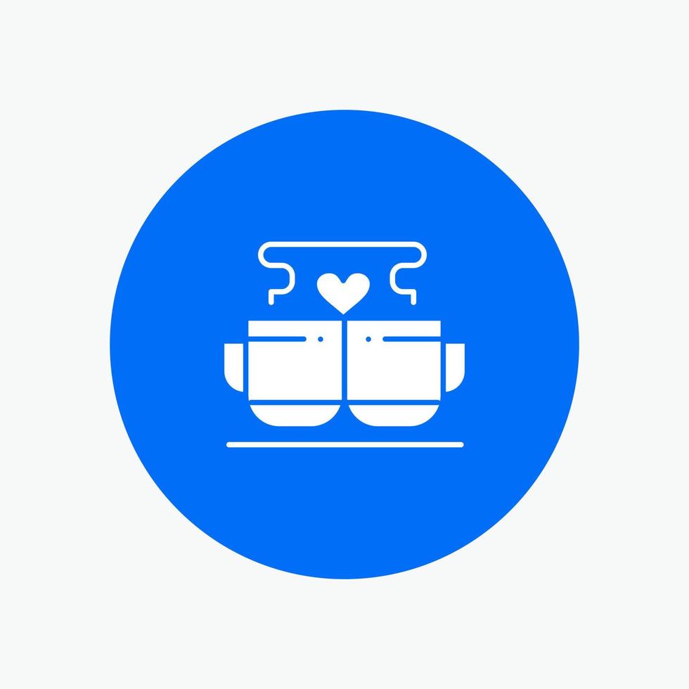 Cup Coffee Love Heart Valentine vector