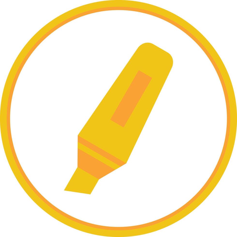Highlighter Vector Icon DesignHiking Vector Icon Design