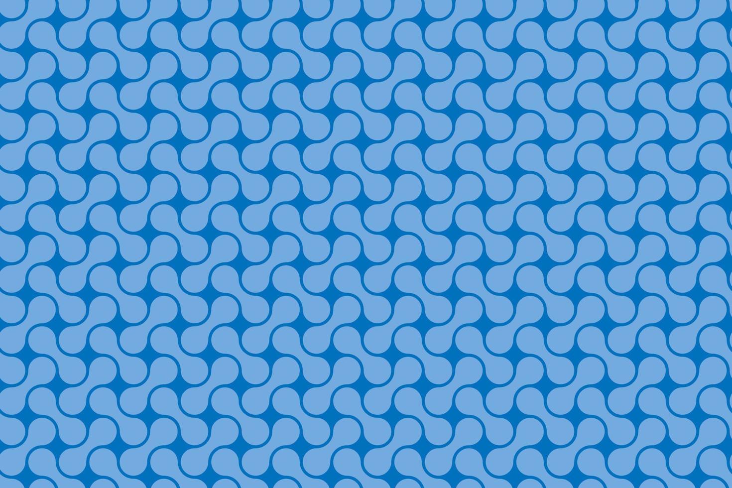 Blue Abstract geometric Shape Background. Infinity shape Seamless pattern vector illustration