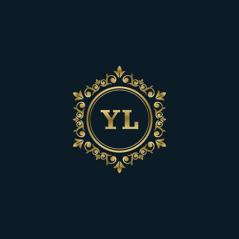 Premium Vector  Yl vector logo yl letters of the alphabet emblem