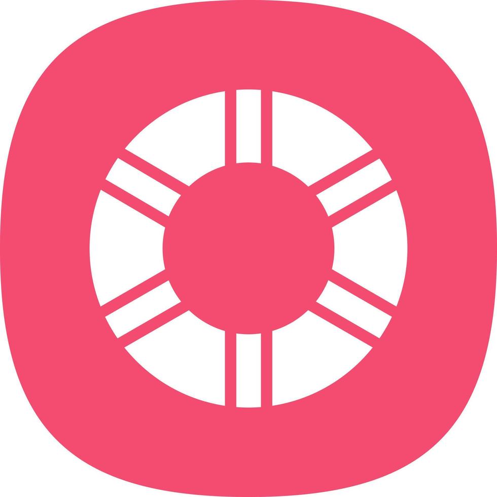 Life Ring Vector Icon Design