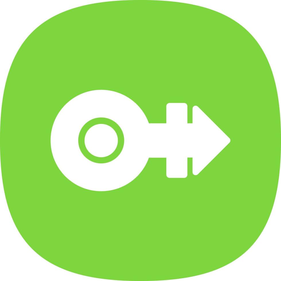 Mars Stroke H Vector Icon Design