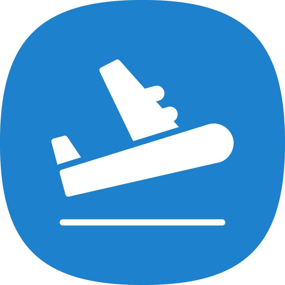 Plane Departure Vector Icon Design