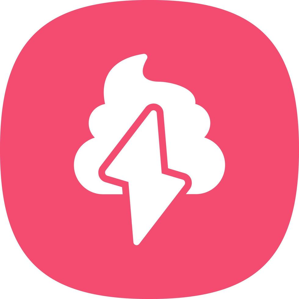 Poo Storm Vector Icon Design