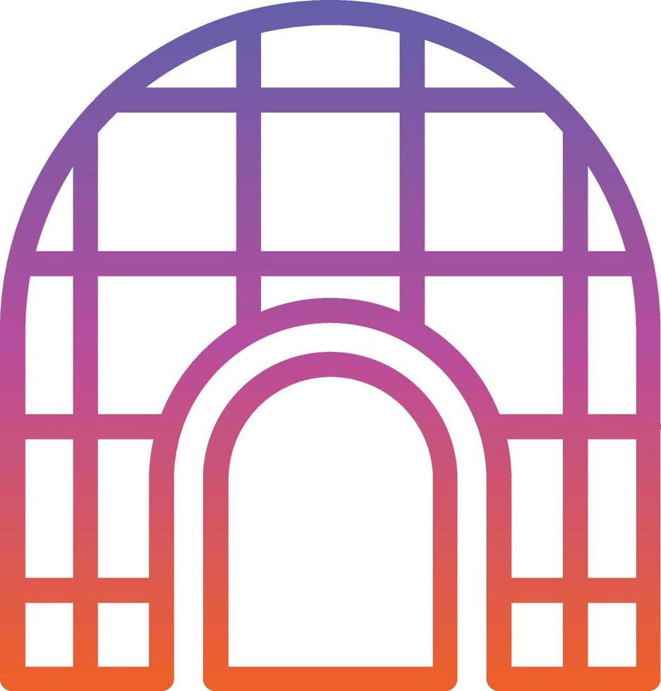 Igloo Vector Icon Design
