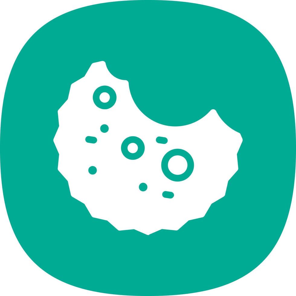 Cookie Bite Vector Icon Design