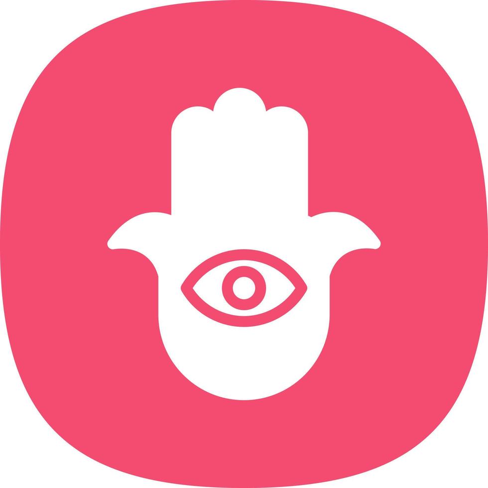 Hamsa Vector Icon Design