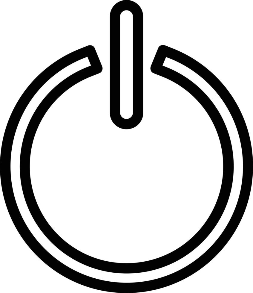 Power Off Vector Icon Design