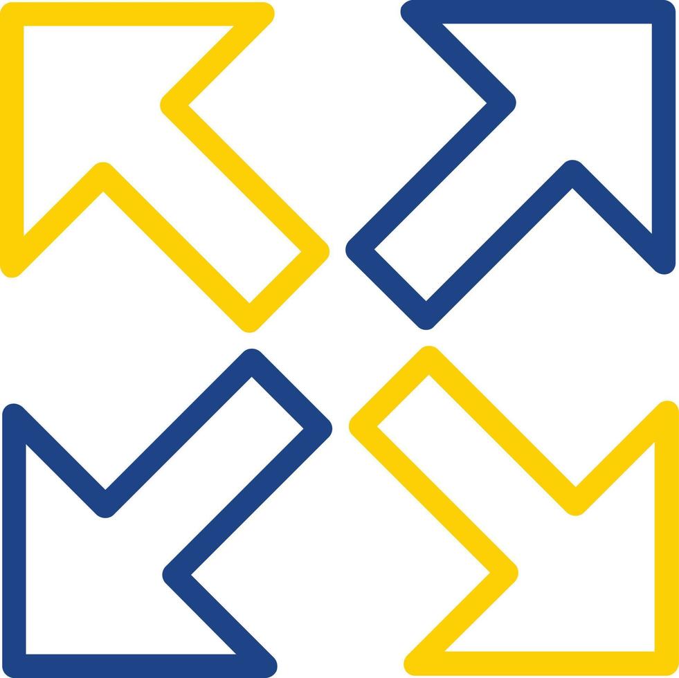 Expand Arrows Alt Vector Icon Design
