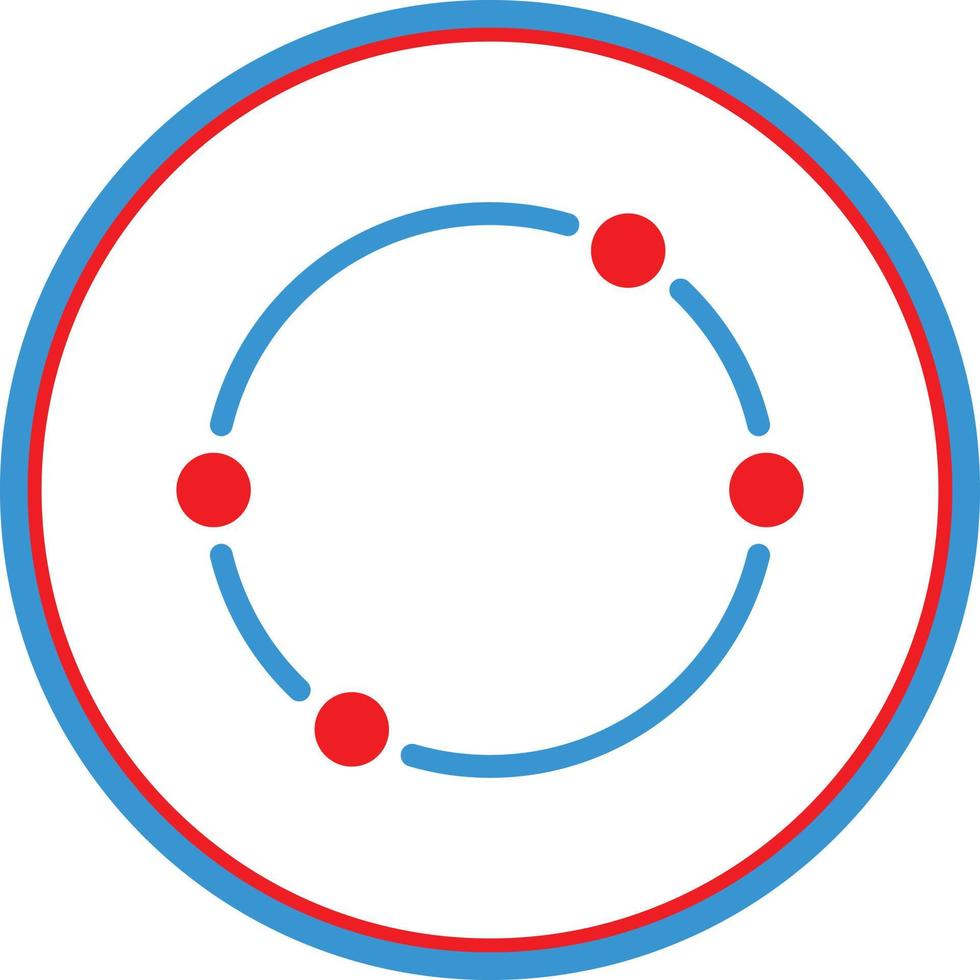 Dot Circle Vector Icon Design