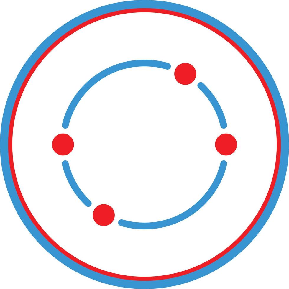 Dot Circle Vector Icon Design