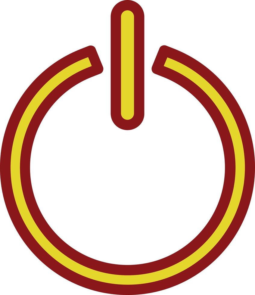 Power Off Vector Icon Design
