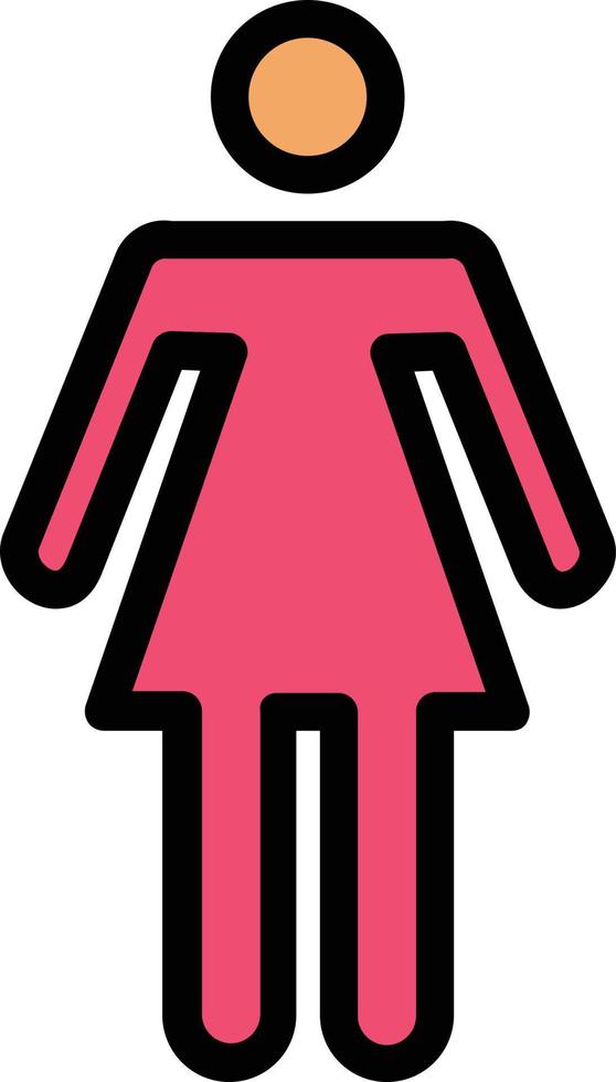 diseño de icono de vector femenino