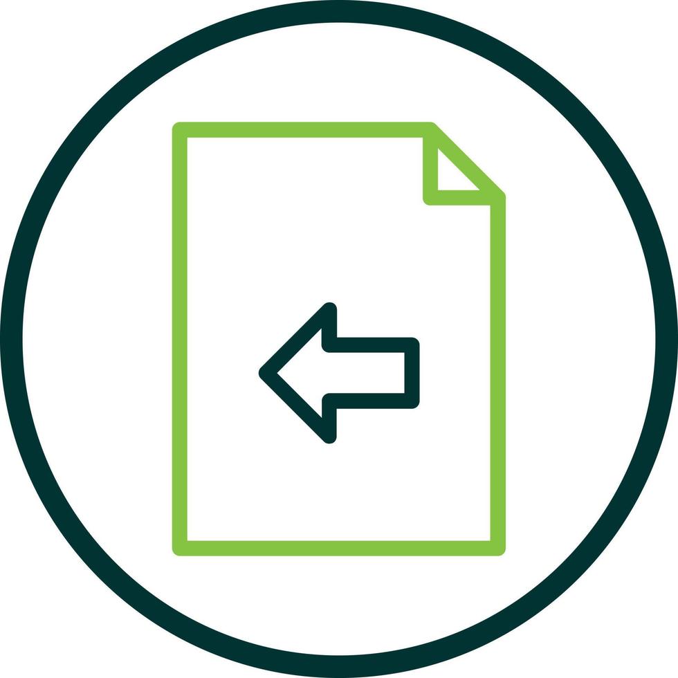 File Import Vector Icon Design