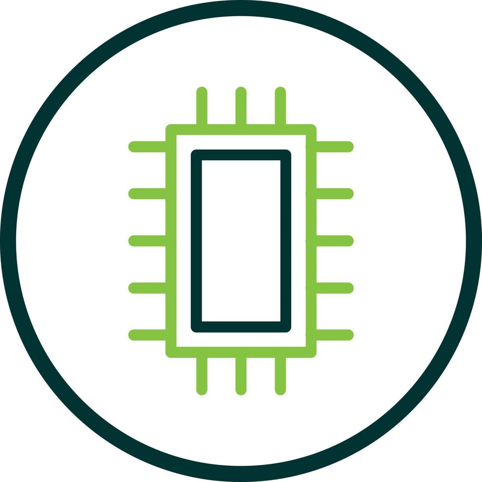 Microchip Vector Icon Design
