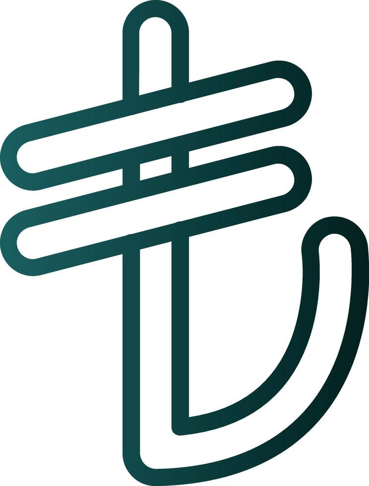 Lira Sign Vector Icon Design