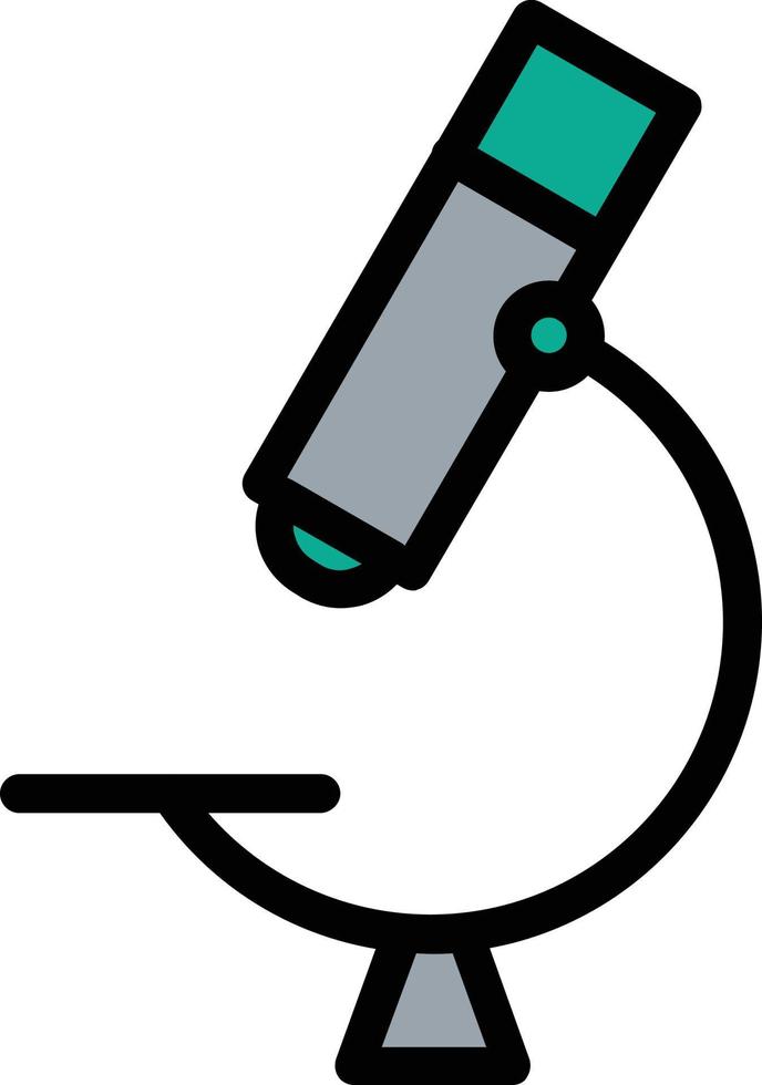 Microscope Vector Icon Design