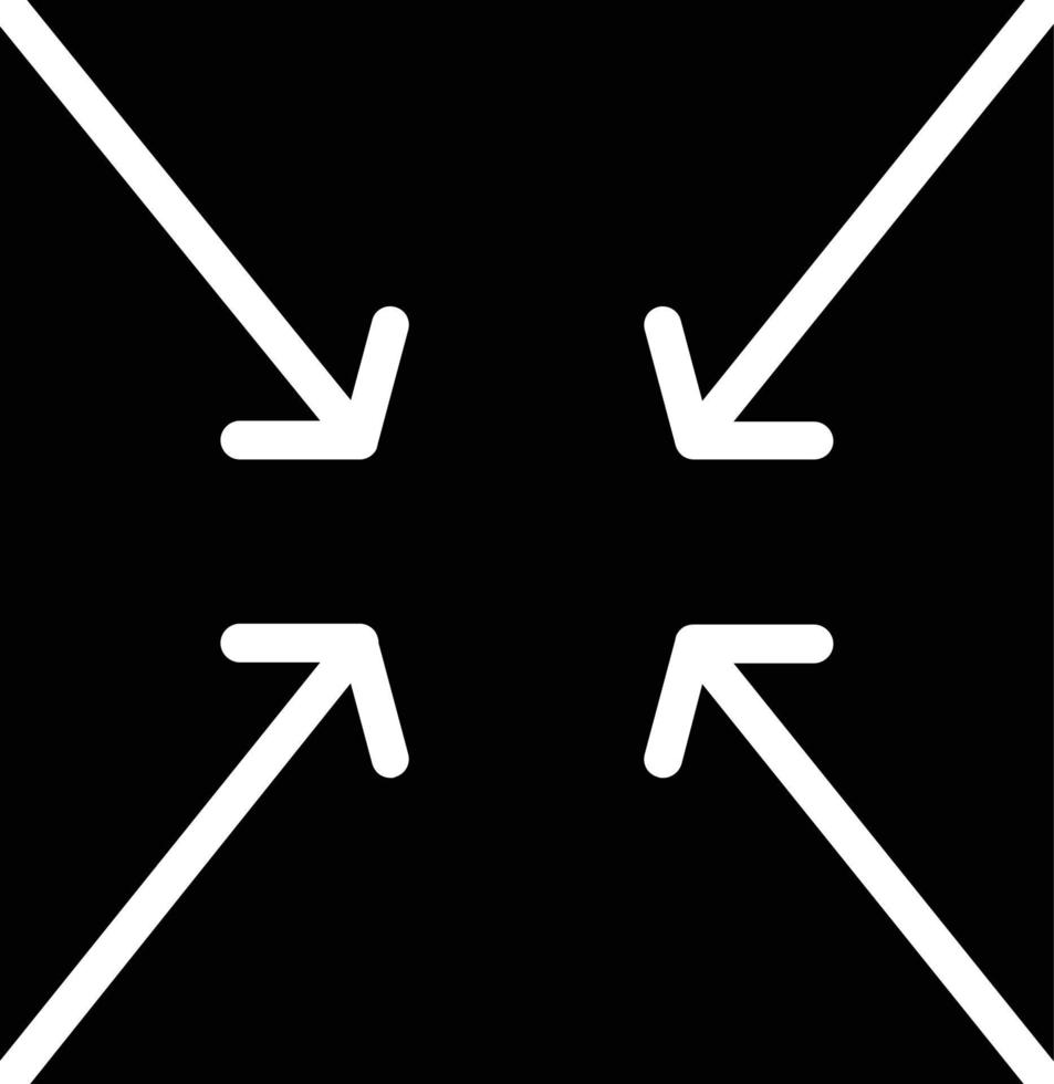 Compress Arrows Alt Vector Icon Design