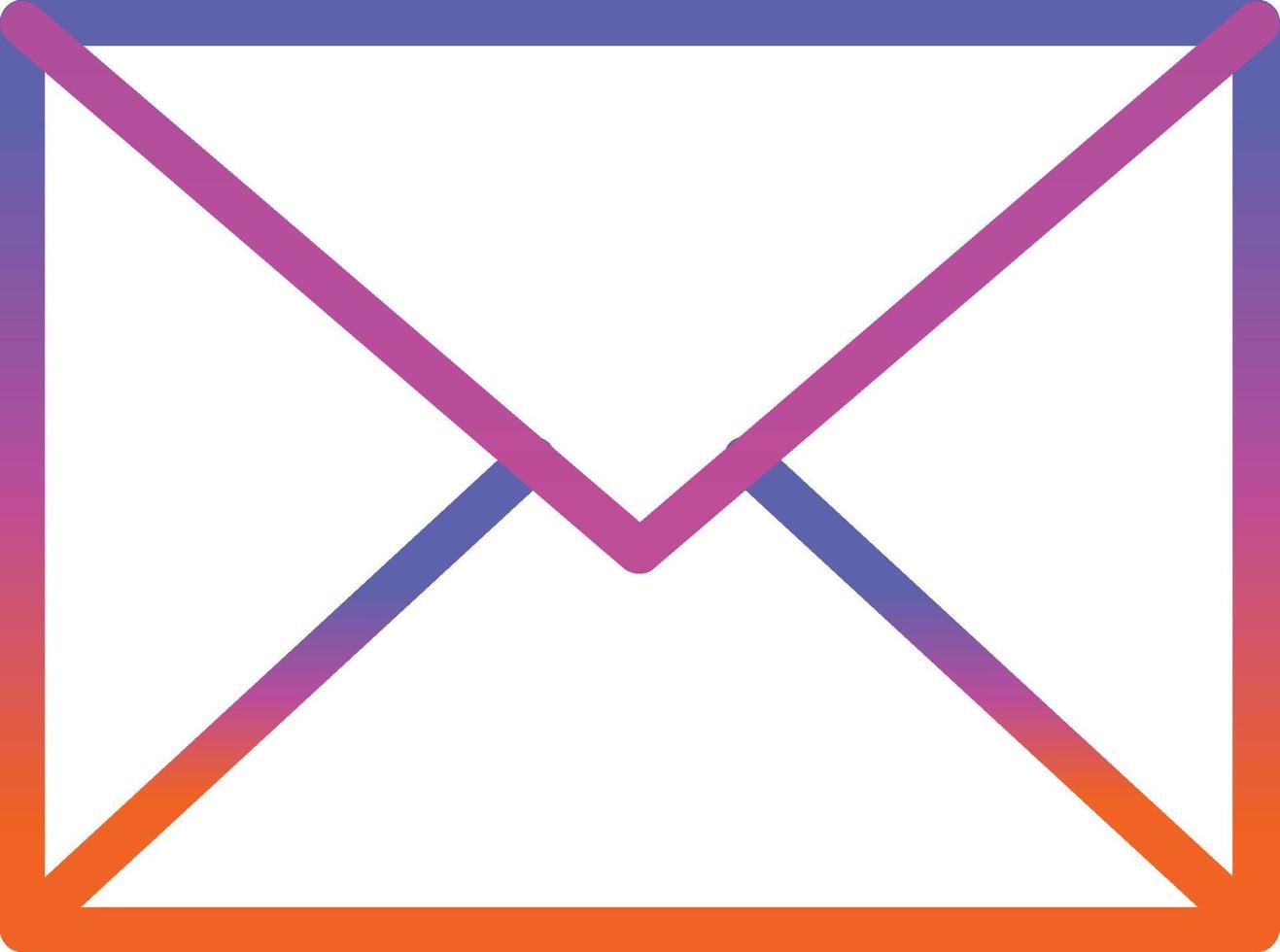 Envelope Square Vector Icon Design