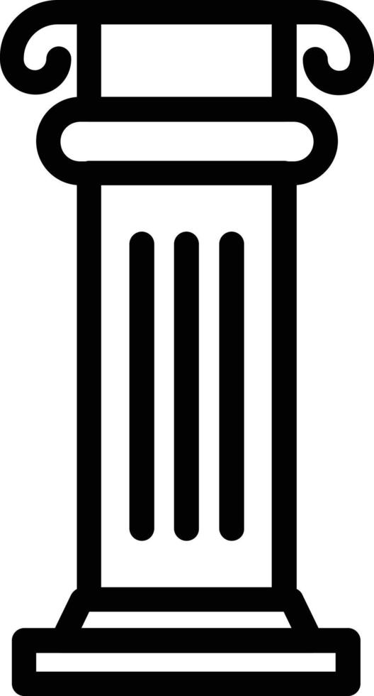 diseño de icono de vector de columnas