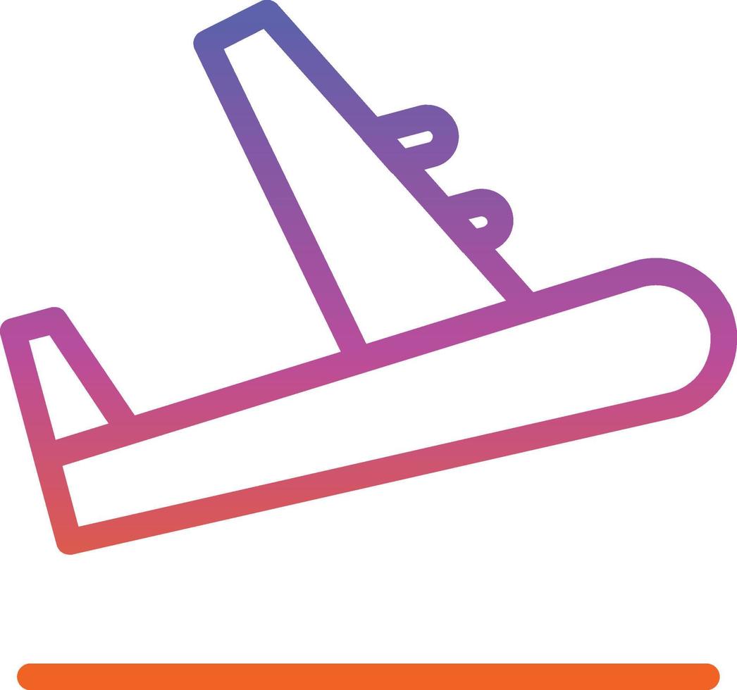 Plane Departure Vector Icon Design