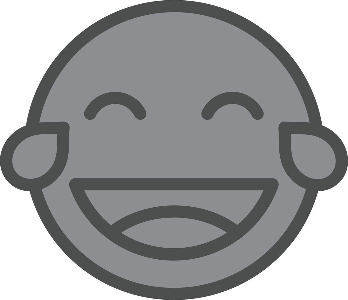 Grin Tongue Squint Vector Icon Design