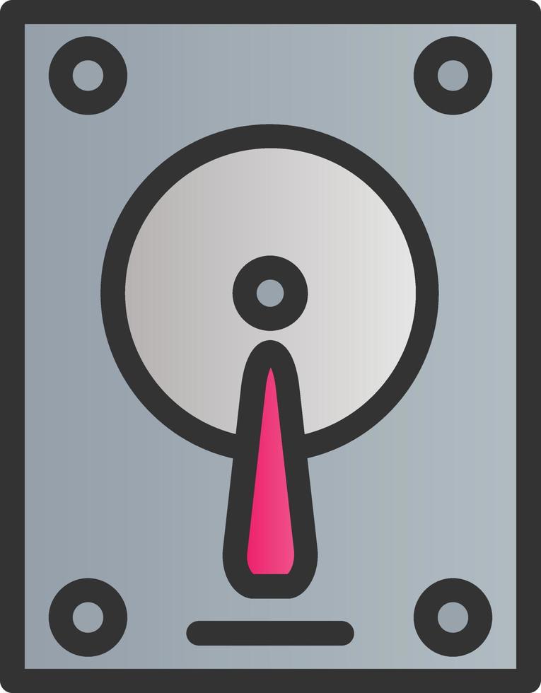 diseño de icono de vector de disco duro