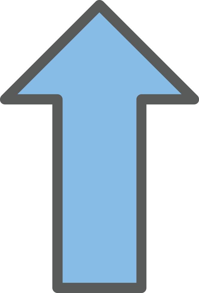 Long Arrow Alt Up Vector Icon Design
