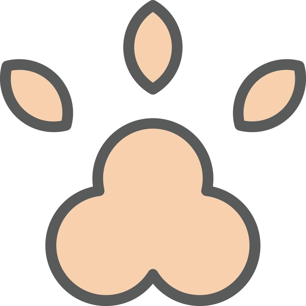 Paw Vector Icon Design