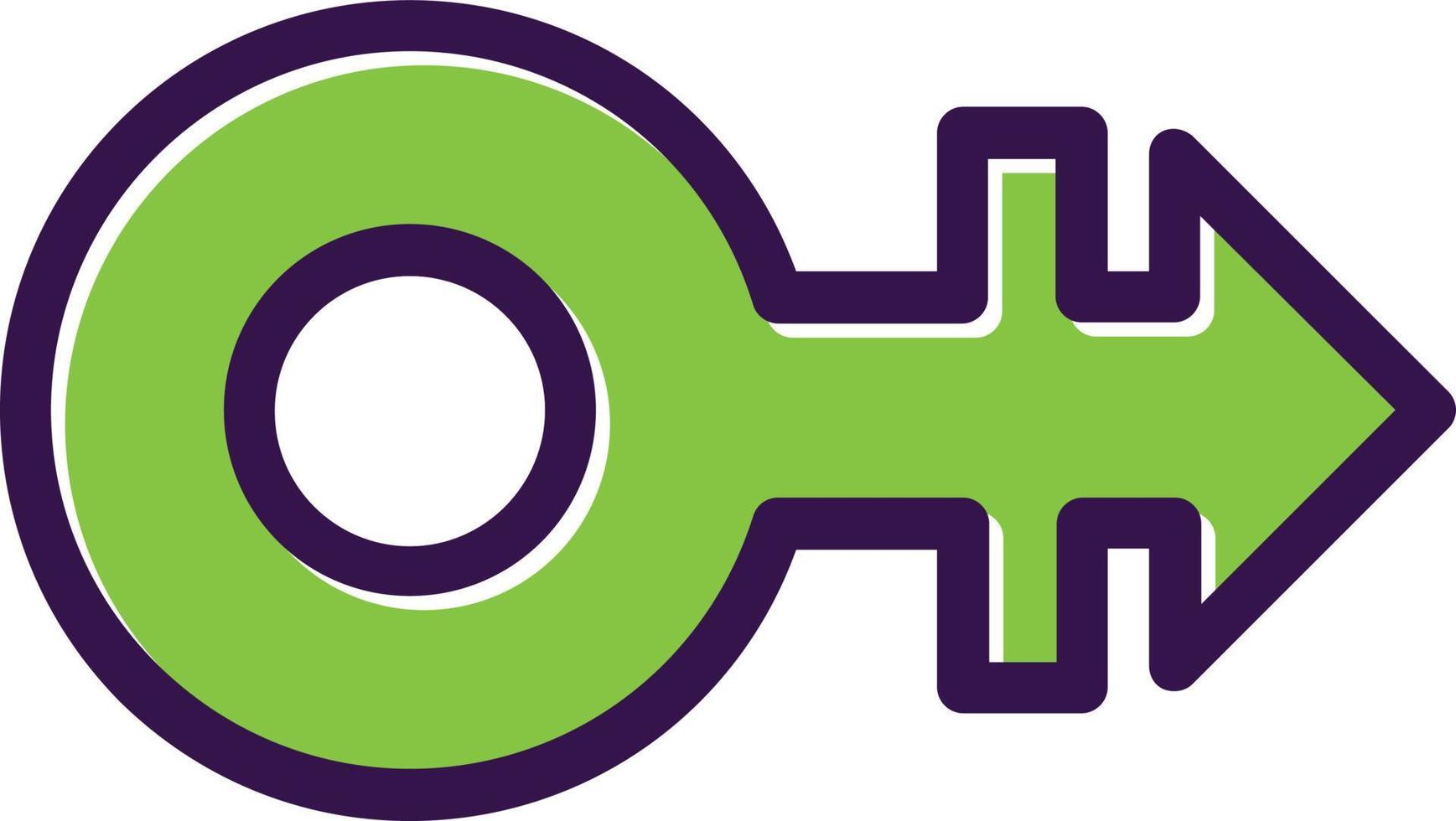 Mars Stroke H Vector Icon Design