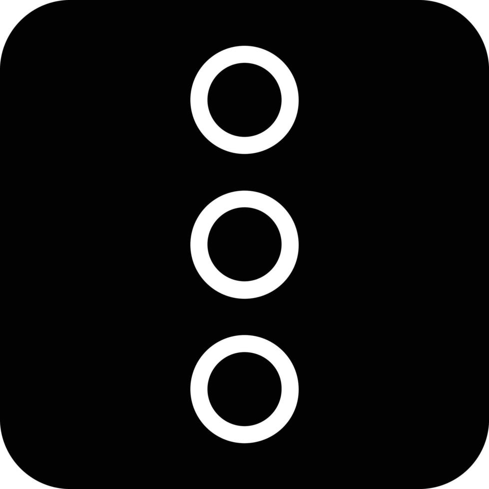 Ellipsis V Vector Icon Design