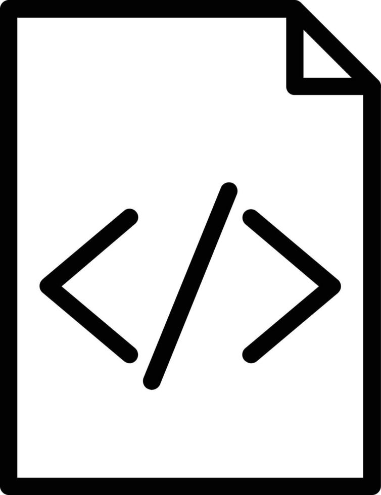 diseño de icono de vector de código de archivo