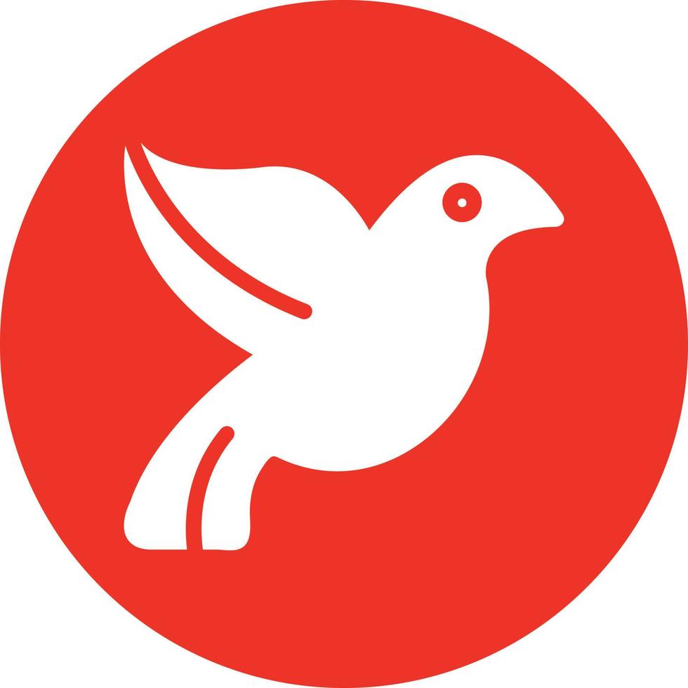 Dove Vector Icon Design