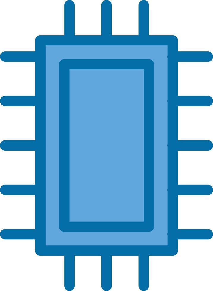Microchip Vector Icon Design